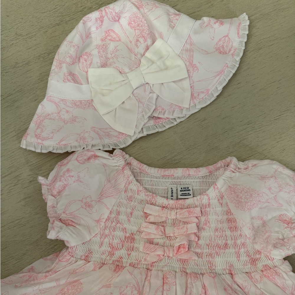 janie and jack spring toile dress